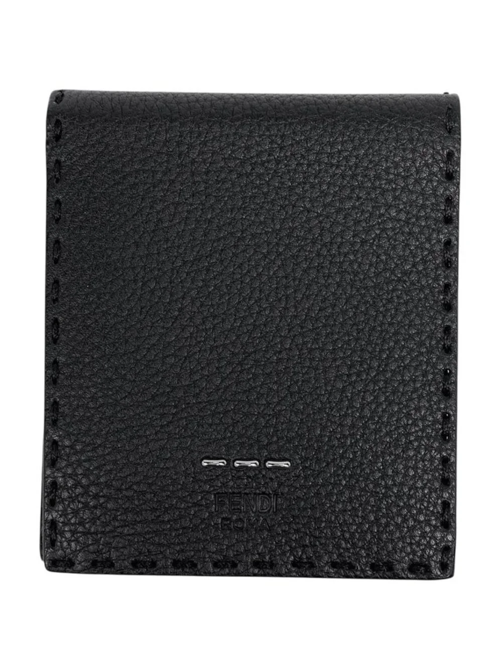 Fendi Selleria Bifold Wallet Leather Black
